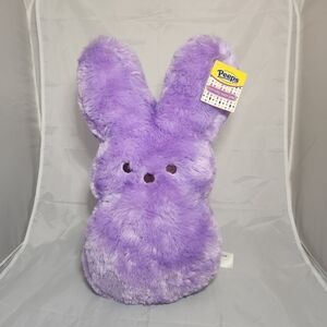 Large PEEPS Fluffy Purple Bunny Plush